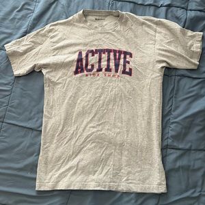 Worn Gray Active T-shirt in good condition